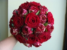 Grand prix and ranunculus rose posy